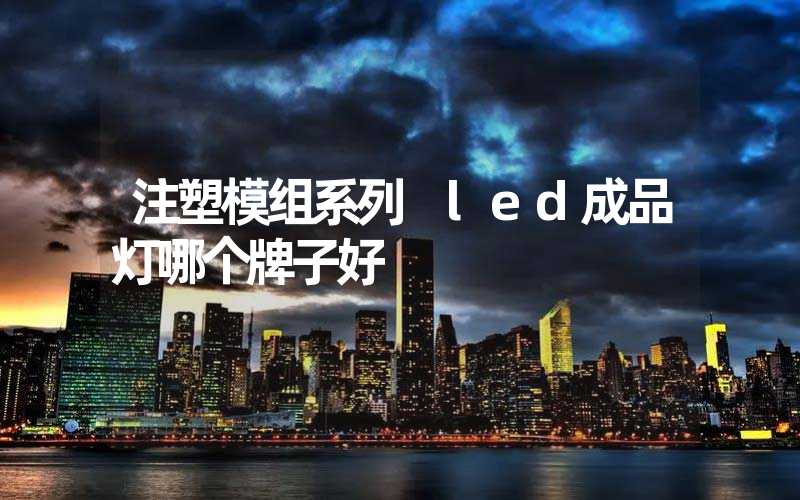 注塑模组系列 led成品灯哪个牌子好